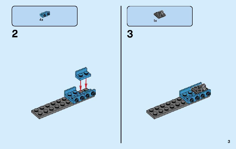 Street Race of Snake Jaguar 70639 LEGO information LEGO instructions 3 page