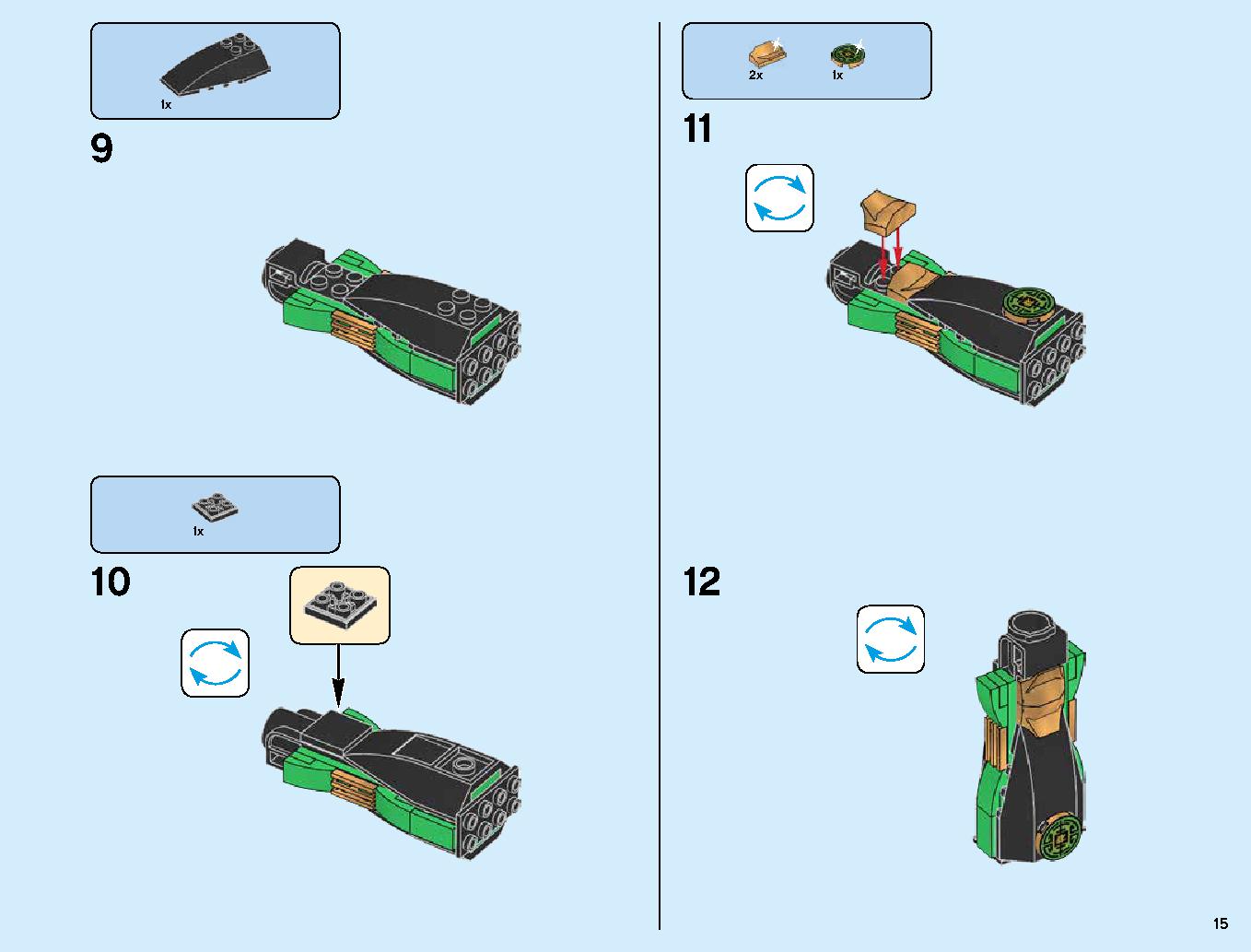 S.O.G. Headquarters 70640 LEGO information LEGO instructions 15 page