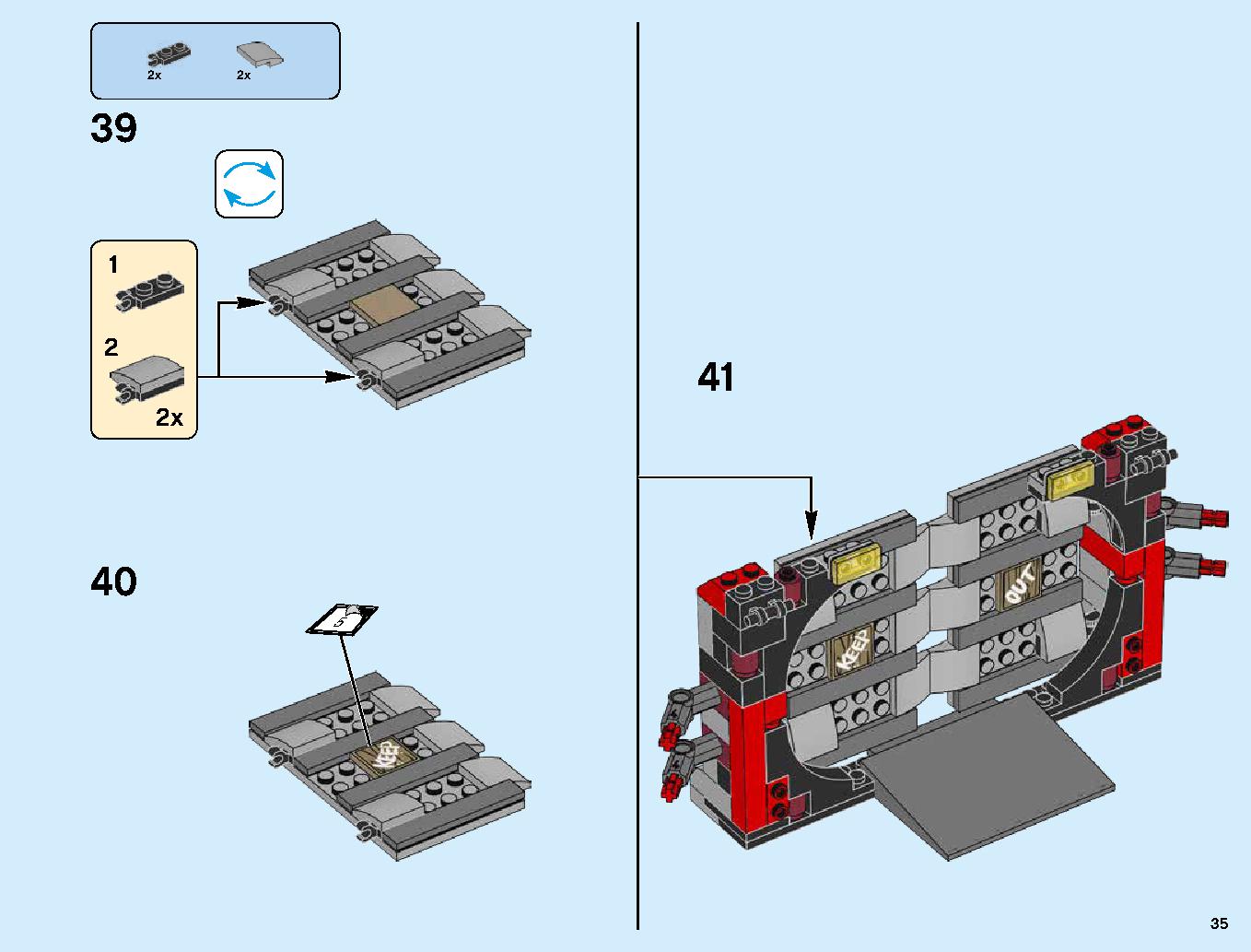 S.O.G. Headquarters 70640 LEGO information LEGO instructions 35 page