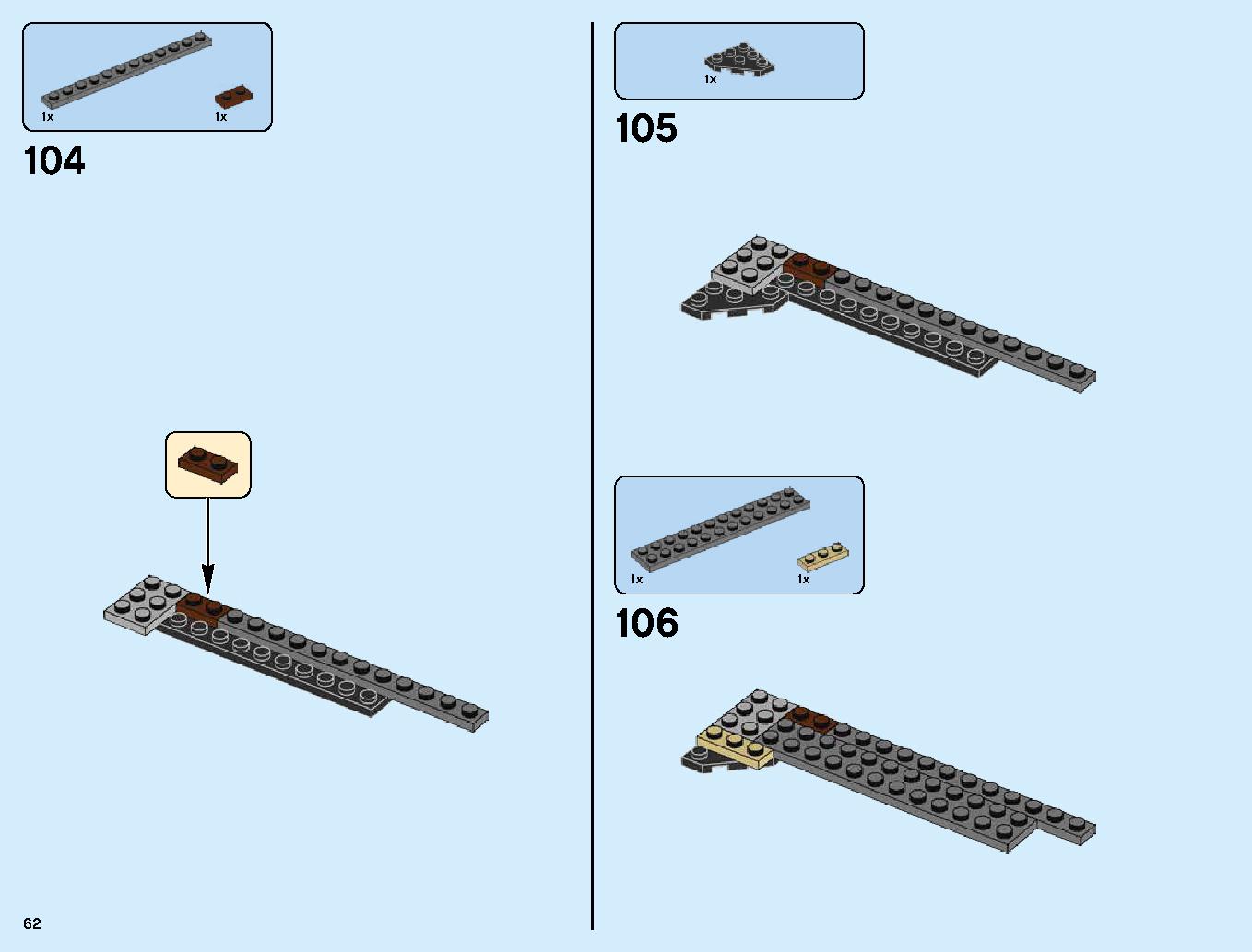 S.O.G. Headquarters 70640 LEGO information LEGO instructions 62 page
