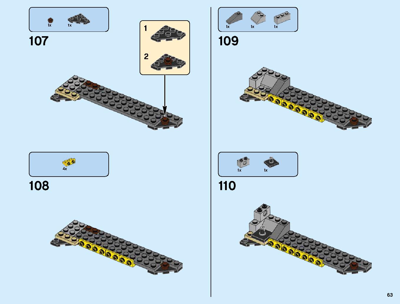 S.O.G. Headquarters 70640 LEGO information LEGO instructions 63 page