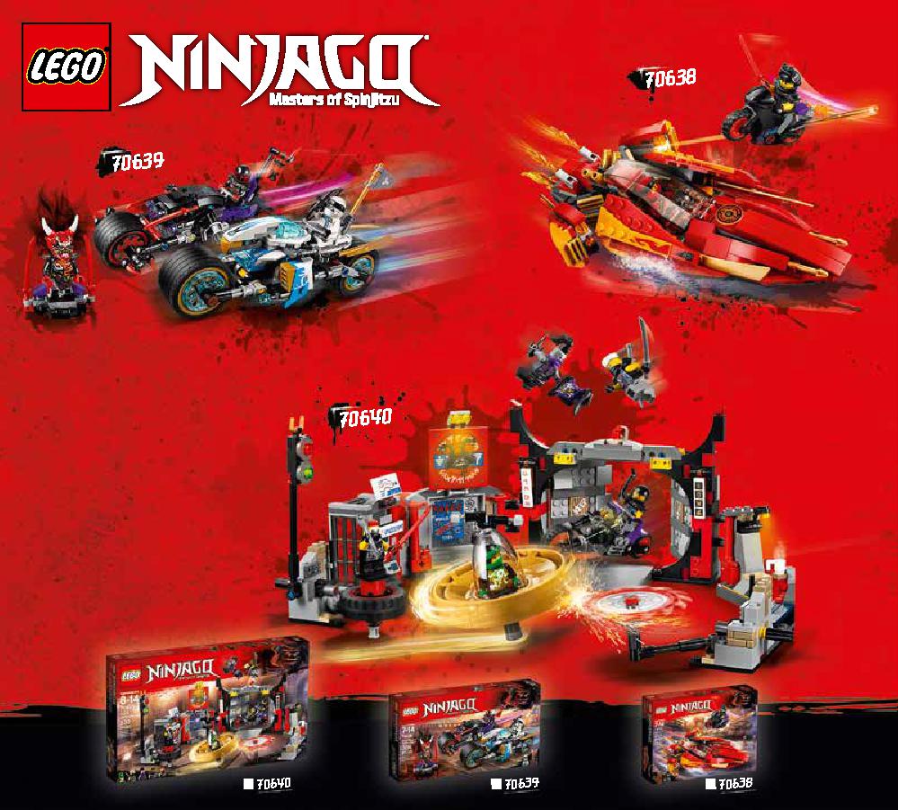 Ninja Nightcrawler 70641 LEGO information LEGO instructions 70 page