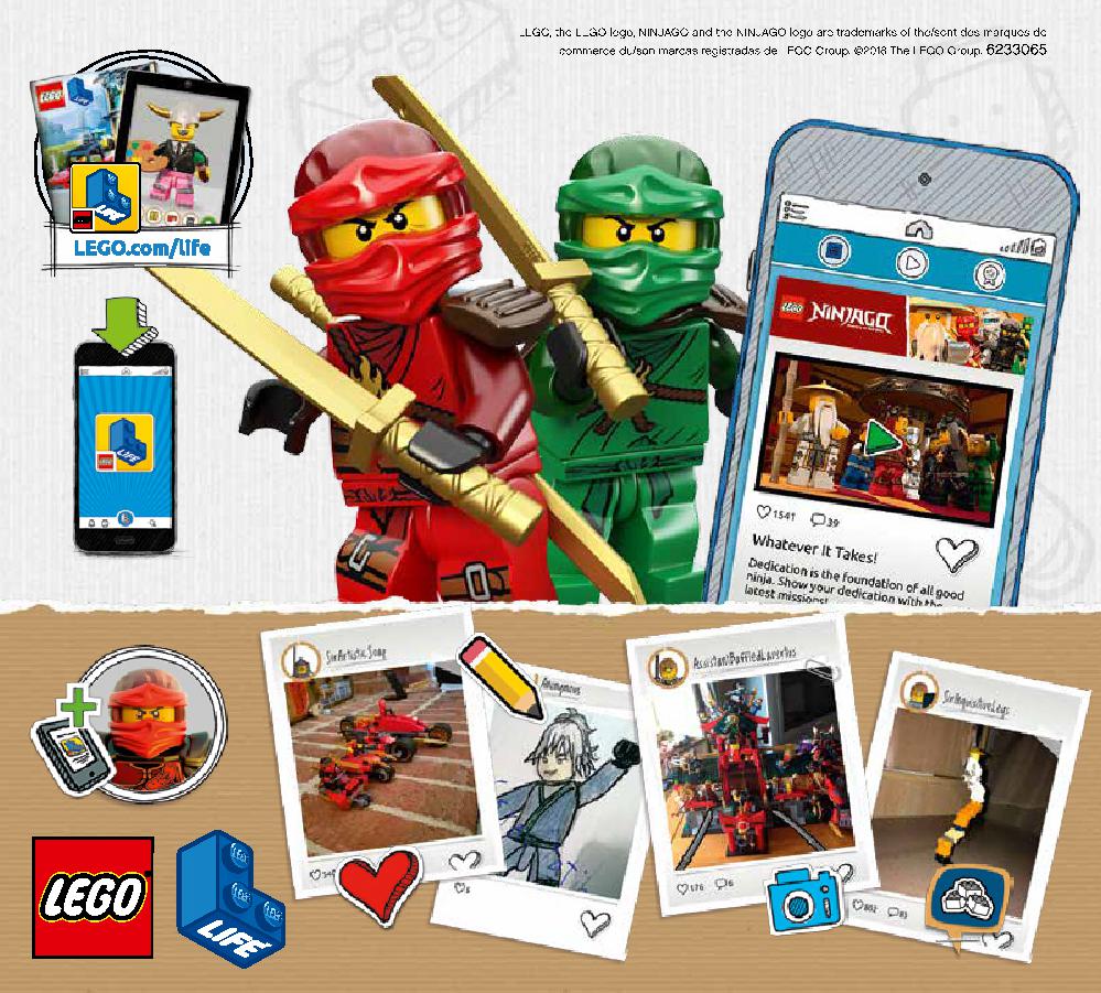 Ninja Nightcrawler 70641 LEGO information LEGO instructions 72 page