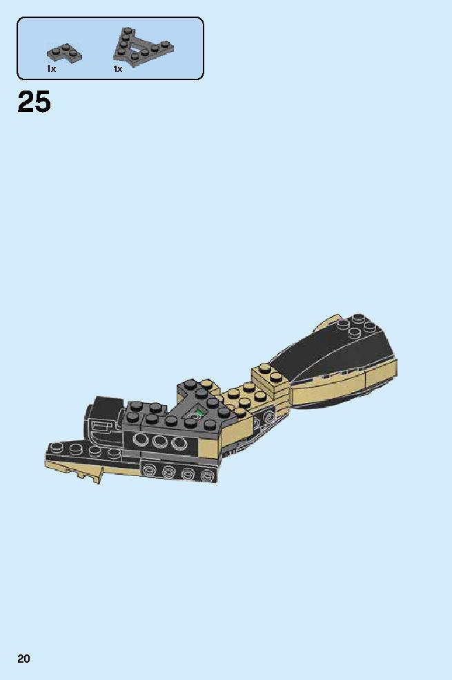 Golden Dragon Master 70644 LEGO information LEGO instructions 20 page