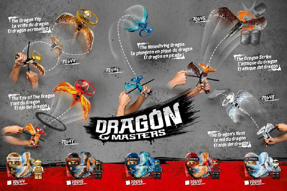 Golden Dragon Master 70644 LEGO information LEGO instructions 42 page