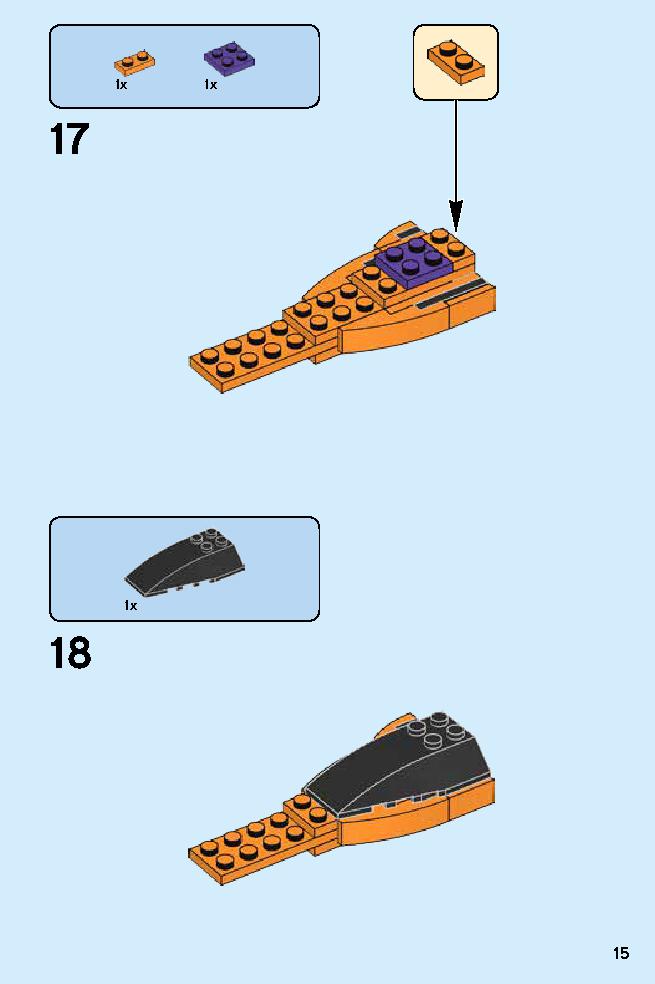 Cole - Dragon Master 70645 LEGO information LEGO instructions 15 page