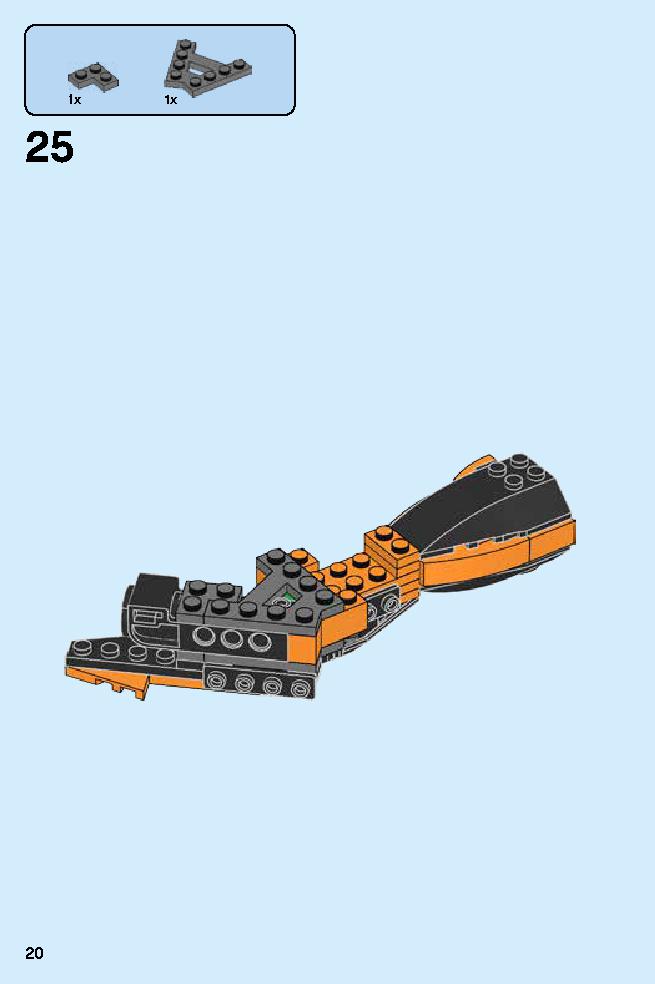 Cole - Dragon Master 70645 LEGO information LEGO instructions 20 page
