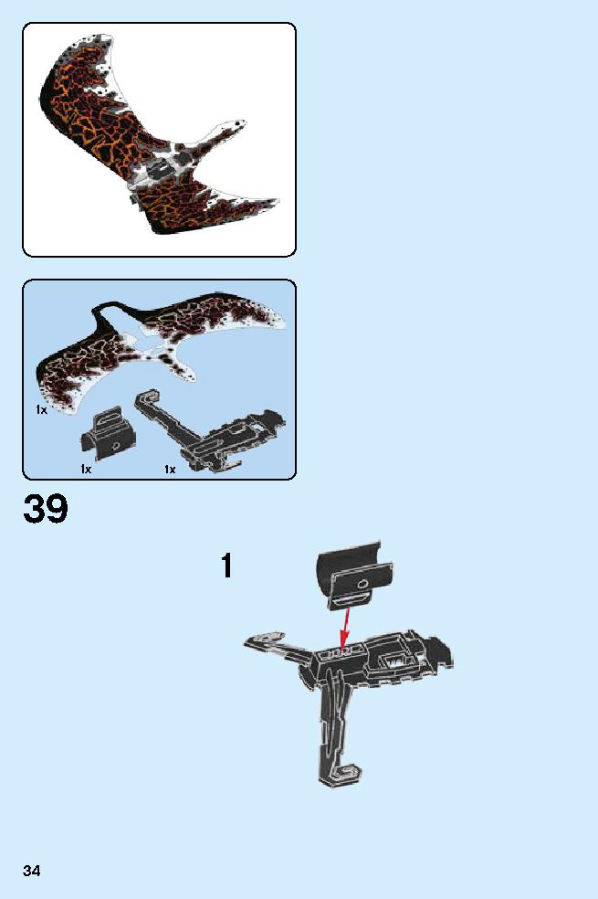 Cole - Dragon Master 70645 LEGO information LEGO instructions 34 page