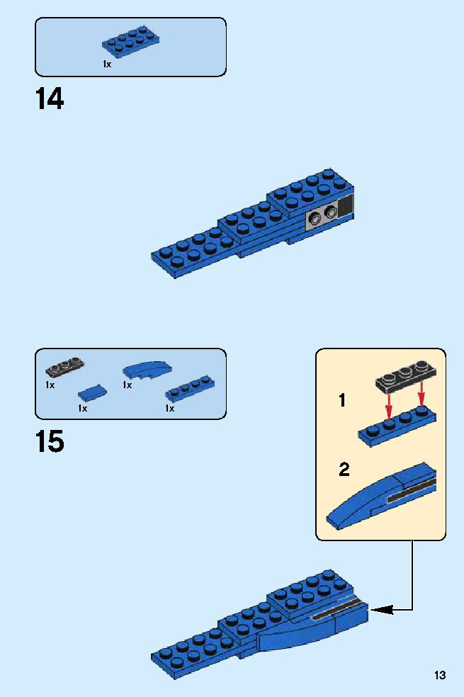 Jay - Dragon Master 70646 LEGO information LEGO instructions 13 page