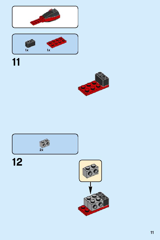 Kai - Dragon Master 70647 LEGO information LEGO instructions 11 page