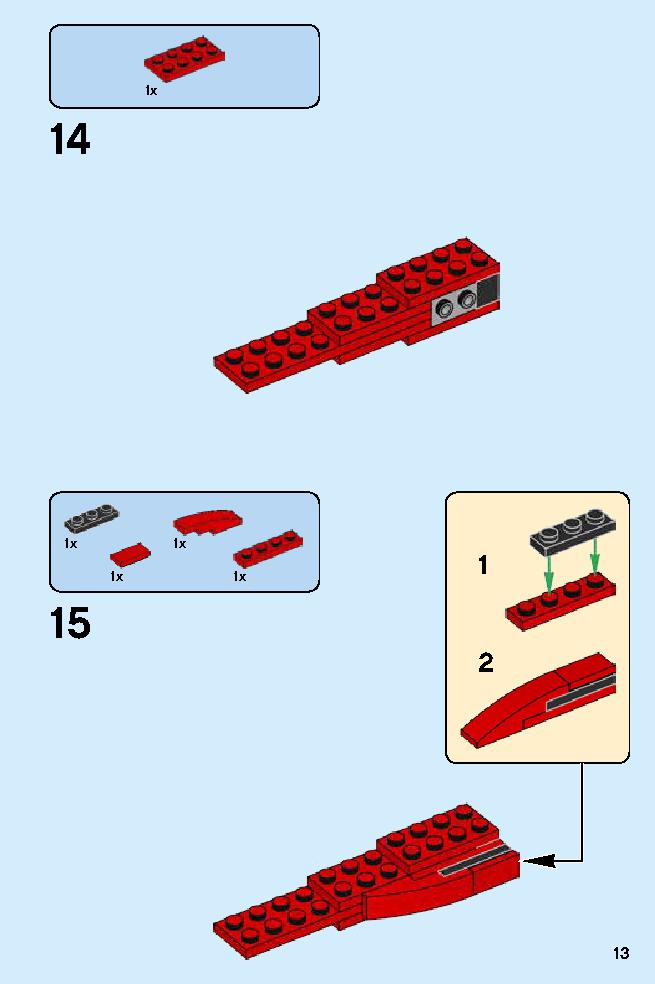 Kai - Dragon Master 70647 LEGO information LEGO instructions 13 page