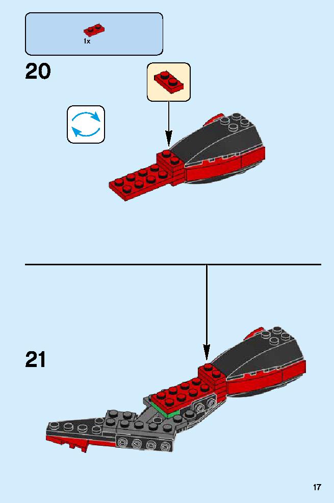 Kai - Dragon Master 70647 LEGO information LEGO instructions 17 page