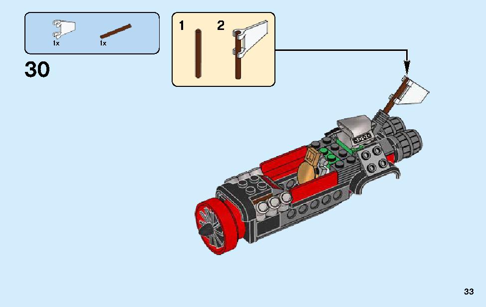 Destiny's Wing 70650 LEGO information LEGO instructions 33 page