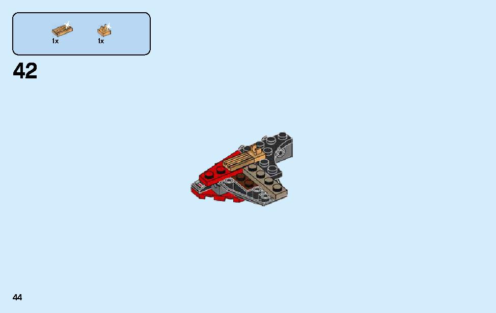 Destiny's Wing 70650 LEGO information LEGO instructions 44 page