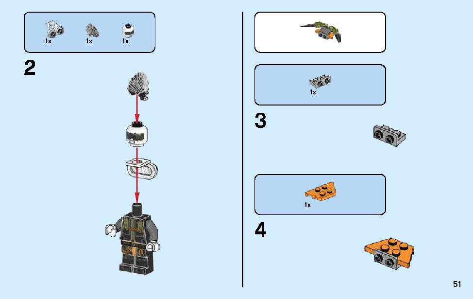 Destiny's Wing 70650 LEGO information LEGO instructions 51 page