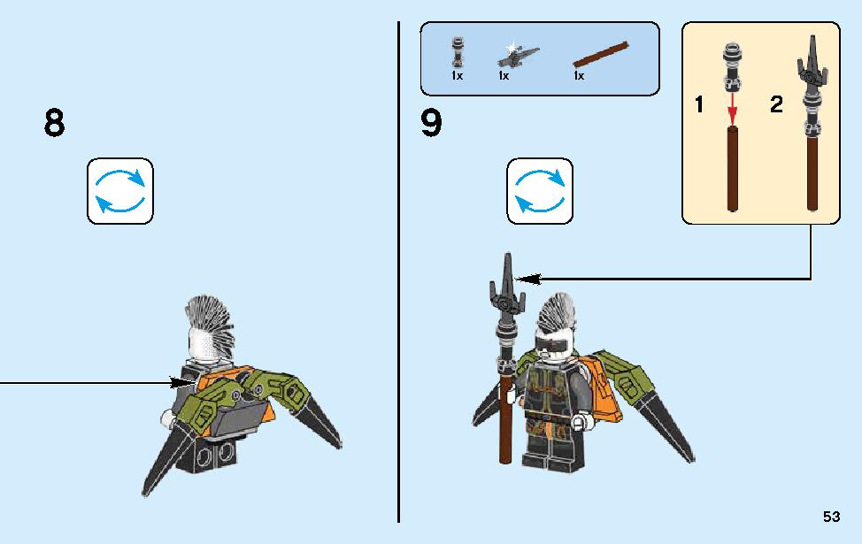 Destiny's Wing 70650 LEGO information LEGO instructions 53 page