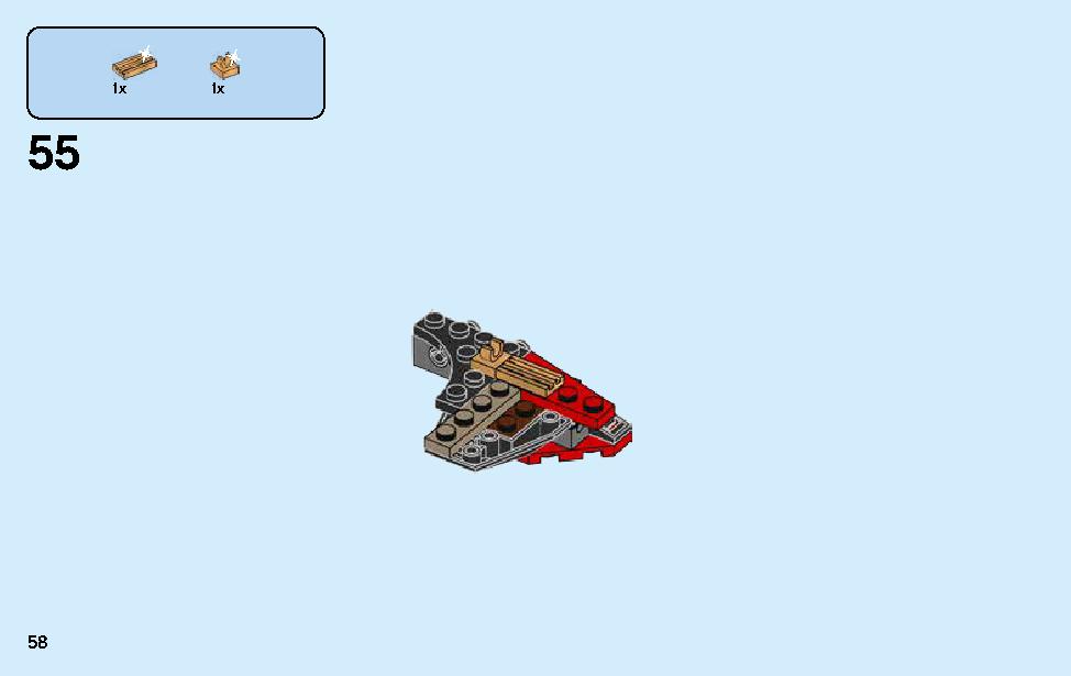 Destiny's Wing 70650 LEGO information LEGO instructions 58 page