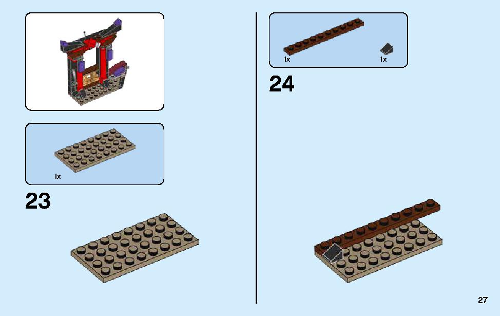 Throne Room Showdown 70651 LEGO information LEGO instructions 27 page