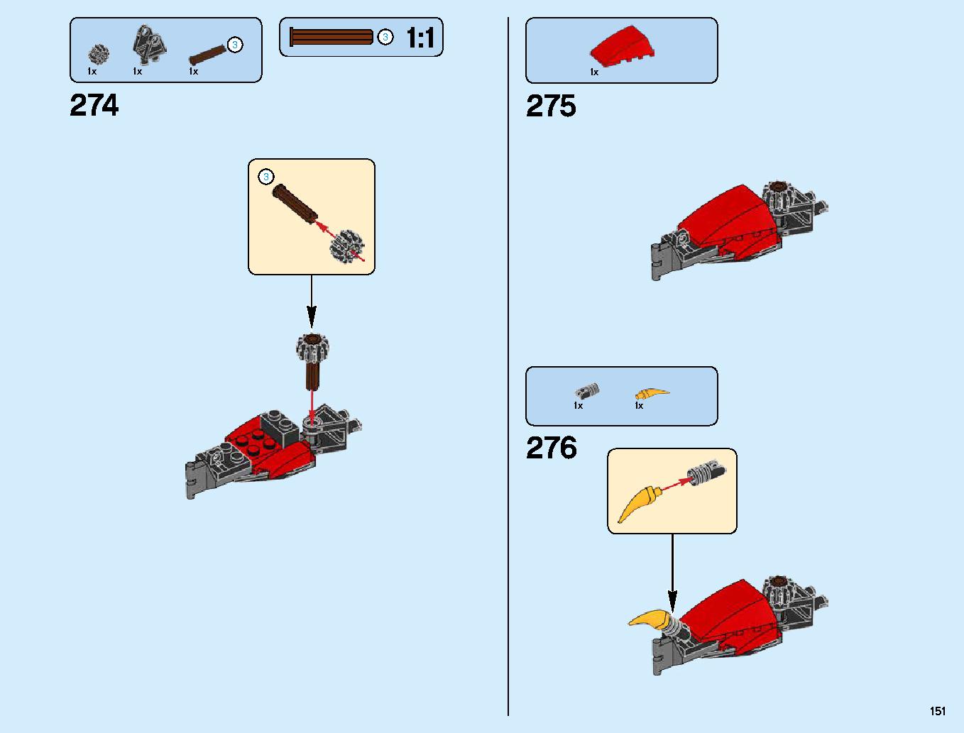Firstbourne 70653 LEGO information LEGO instructions 151 page