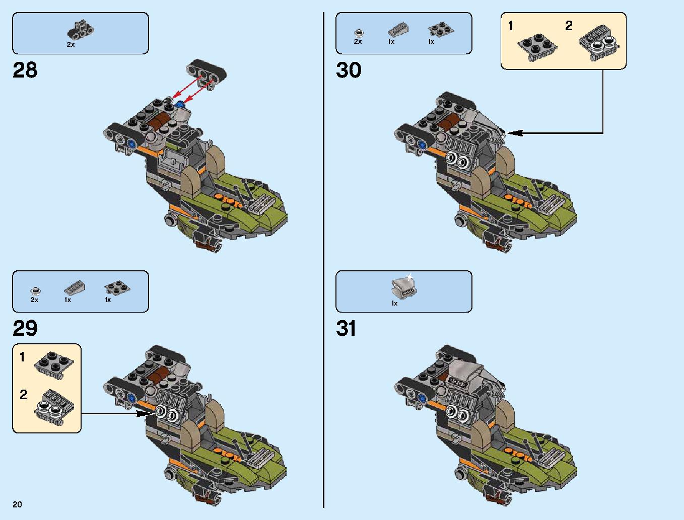 Firstbourne 70653 LEGO information LEGO instructions 20 page
