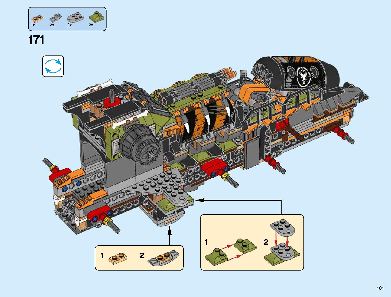 Dieselnaut 70654 LEGO information LEGO instructions 101 page