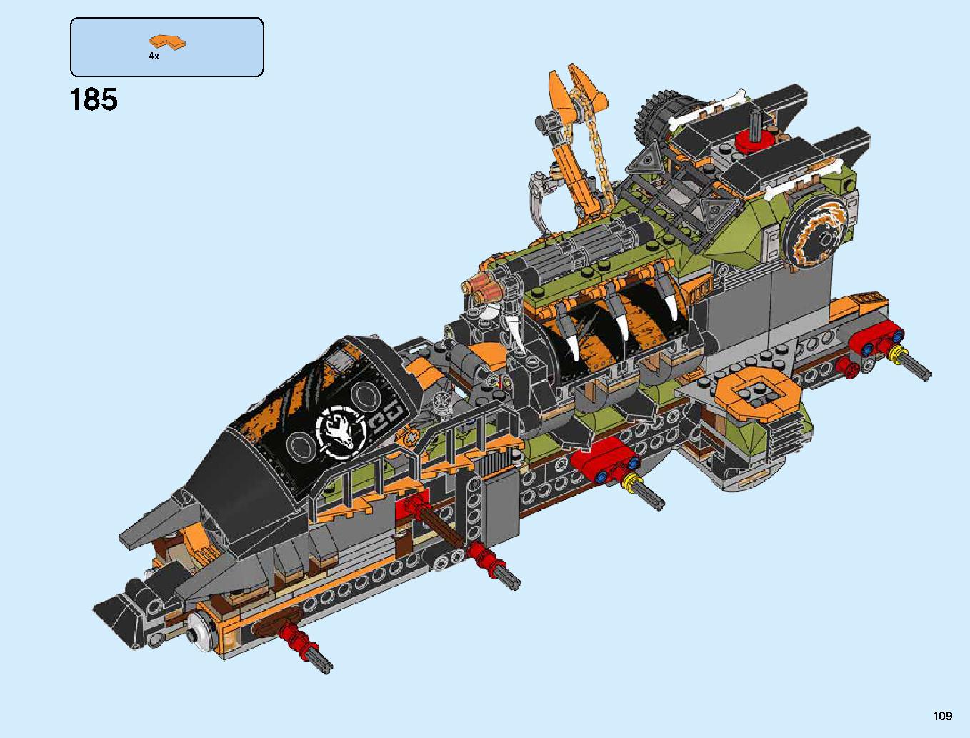 Dieselnaut 70654 LEGO information LEGO instructions 109 page