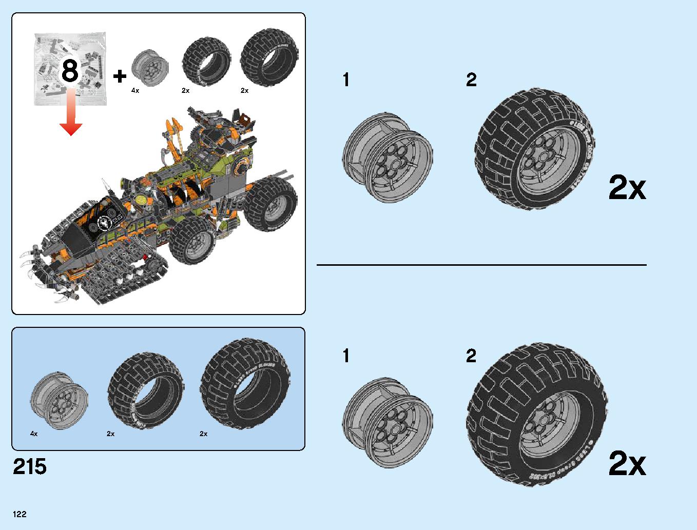 Dieselnaut 70654 LEGO information LEGO instructions 122 page
