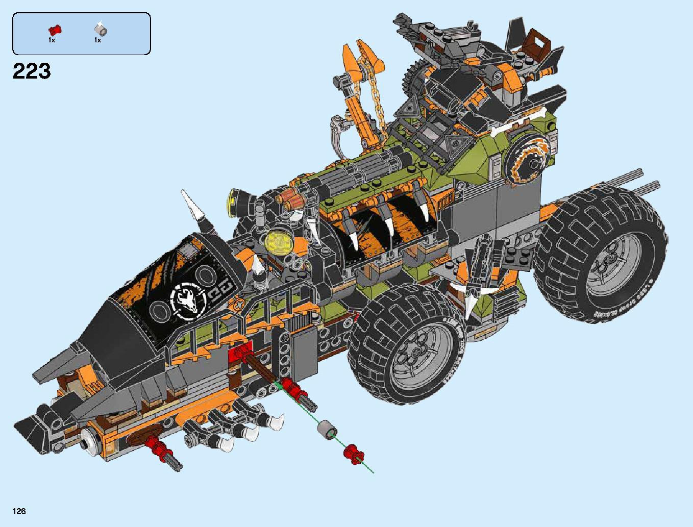 Dieselnaut 70654 LEGO information LEGO instructions 126 page