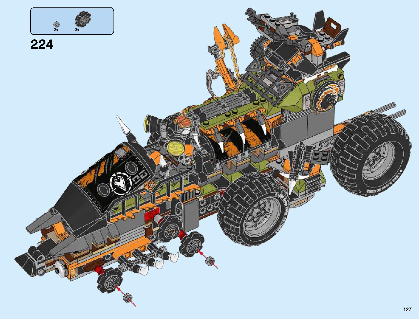 Dieselnaut 70654 LEGO information LEGO instructions 127 page