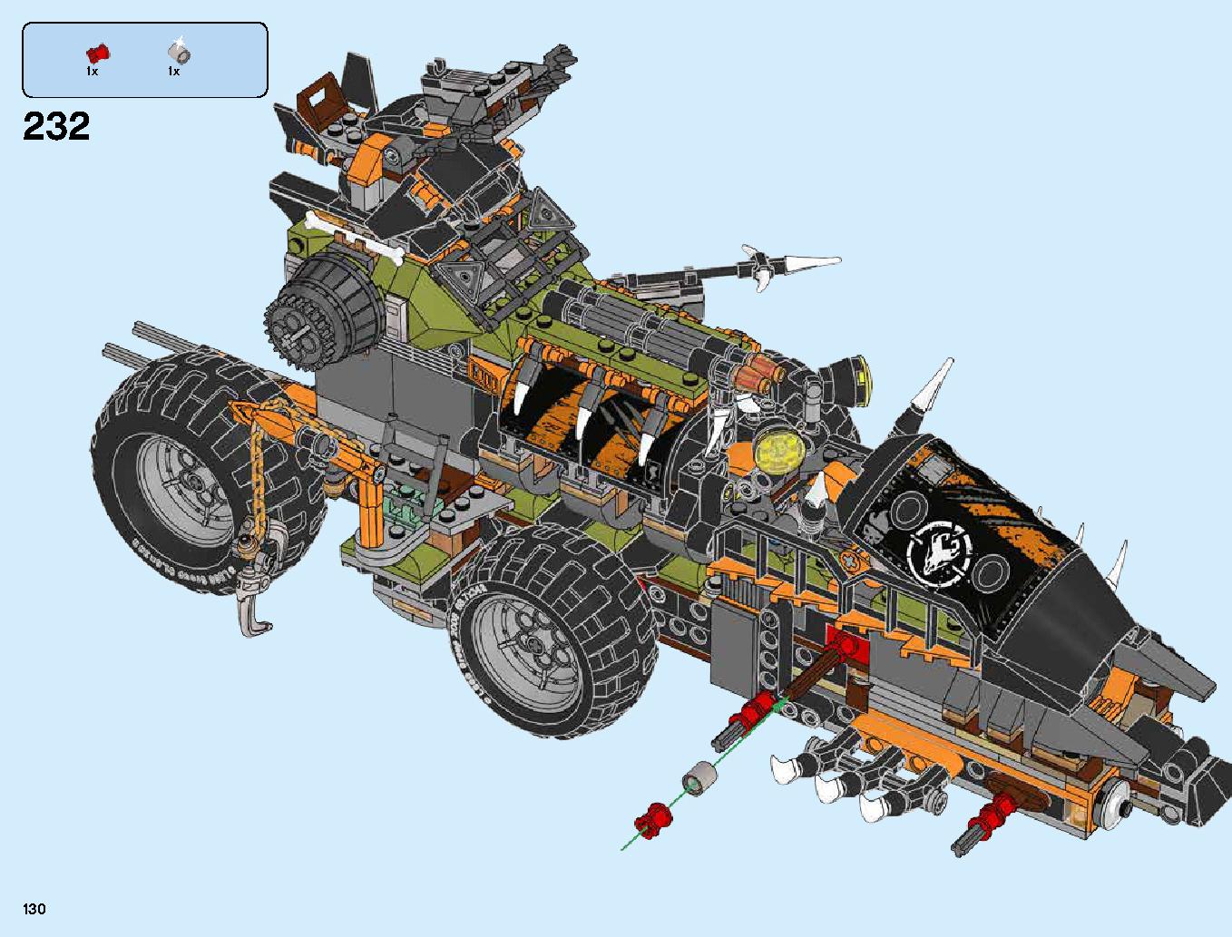 Dieselnaut 70654 LEGO information LEGO instructions 130 page