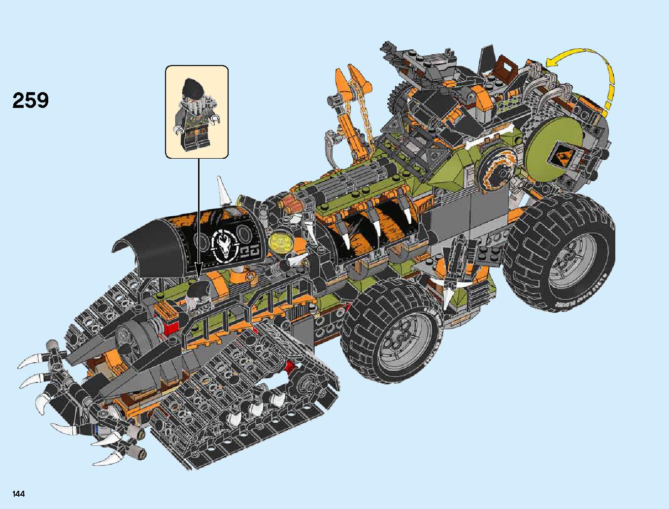 Dieselnaut 70654 LEGO information LEGO instructions 144 page