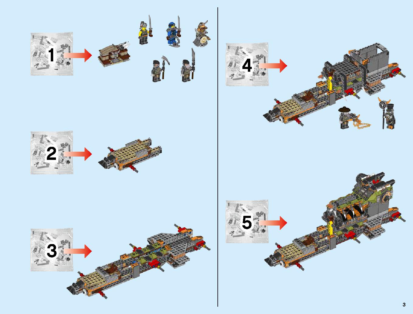ハンティング・デスストライカー 70654 レゴの商品情報 レゴの説明書・組立方法 3 page