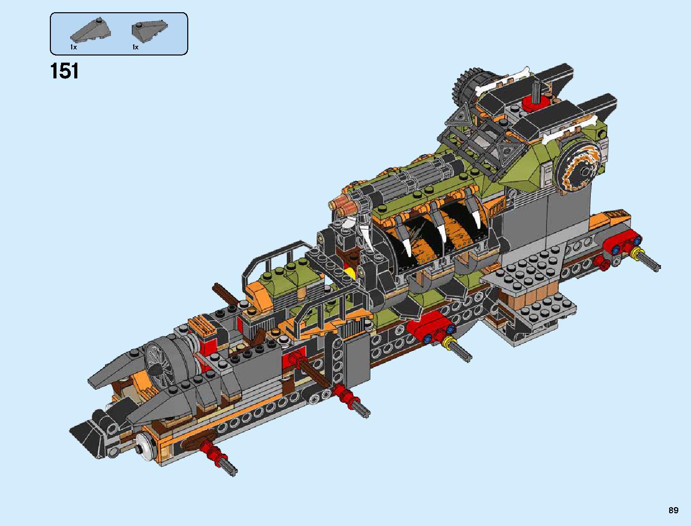 Dieselnaut 70654 LEGO information LEGO instructions 89 page