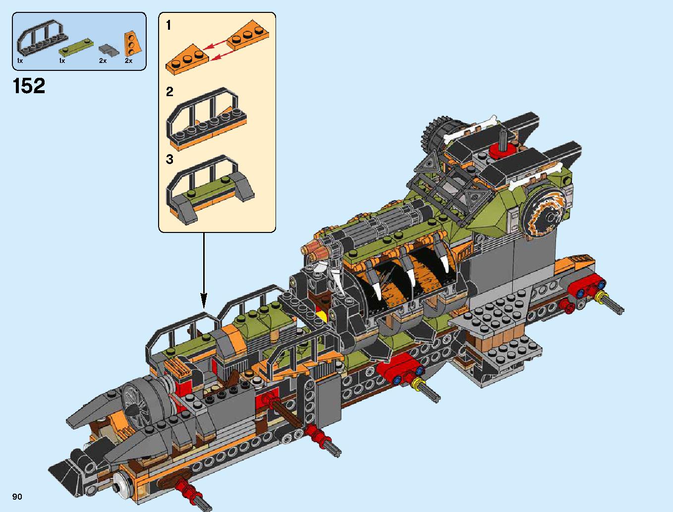 ハンティング・デスストライカー 70654 レゴの商品情報 レゴの説明書・組立方法 90 page