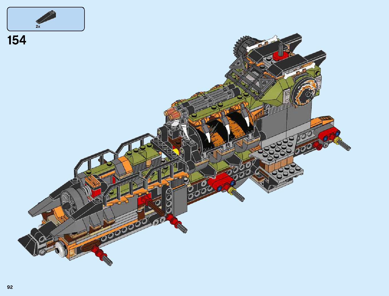 Dieselnaut 70654 LEGO information LEGO instructions 92 page