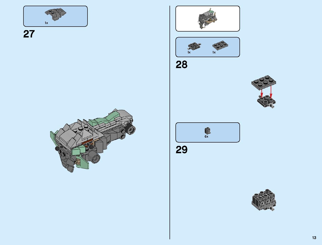 Dragon Pit 70655 LEGO information LEGO instructions 13 page