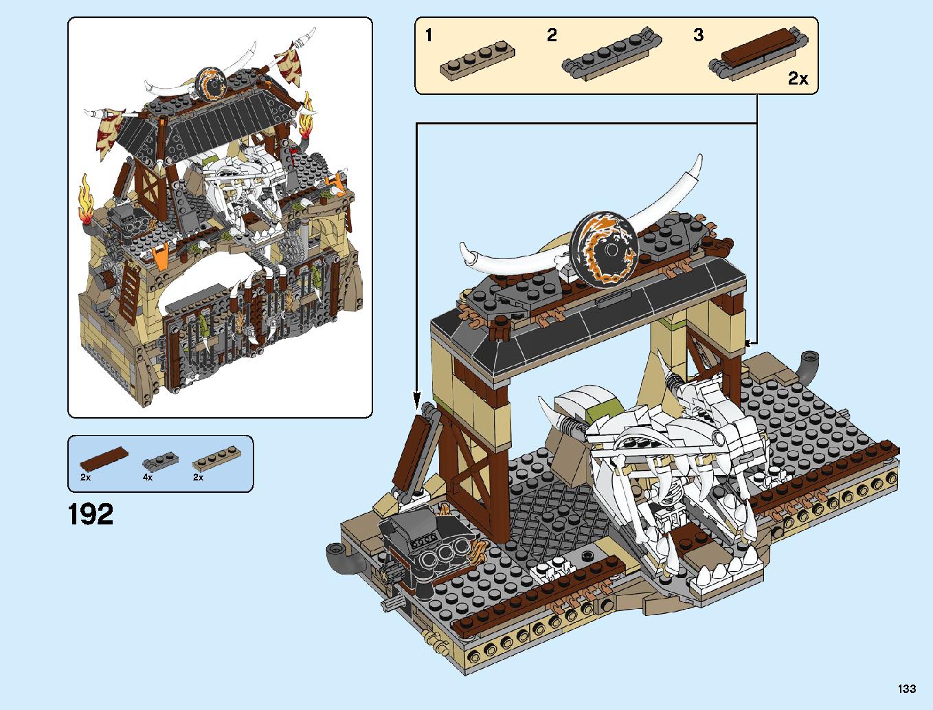 Dragon Pit 70655 LEGO information LEGO instructions 133 page