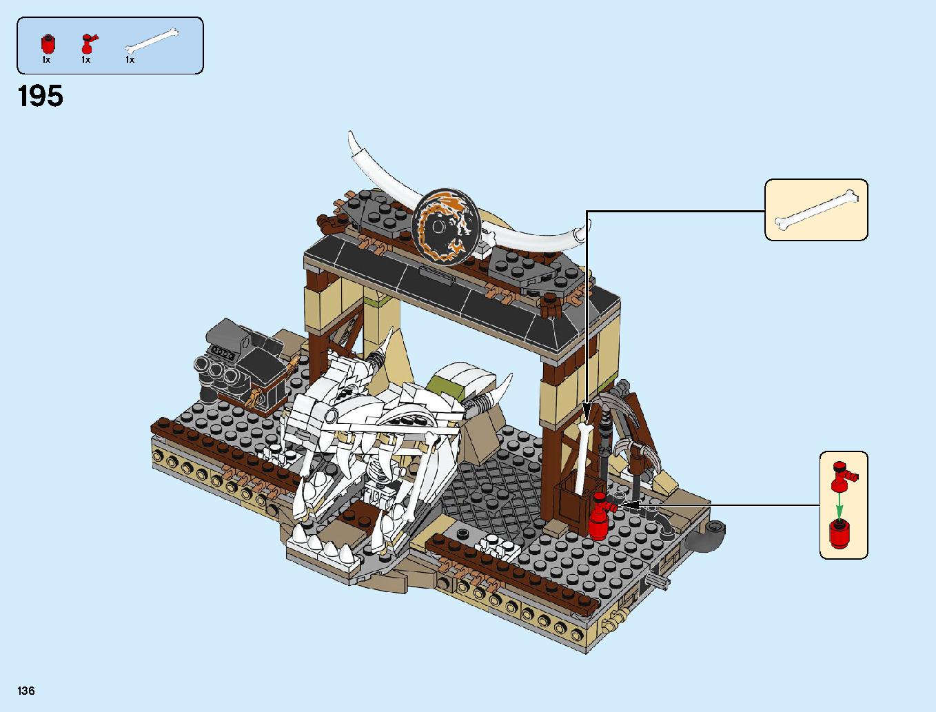 Dragon Pit 70655 LEGO information LEGO instructions 136 page