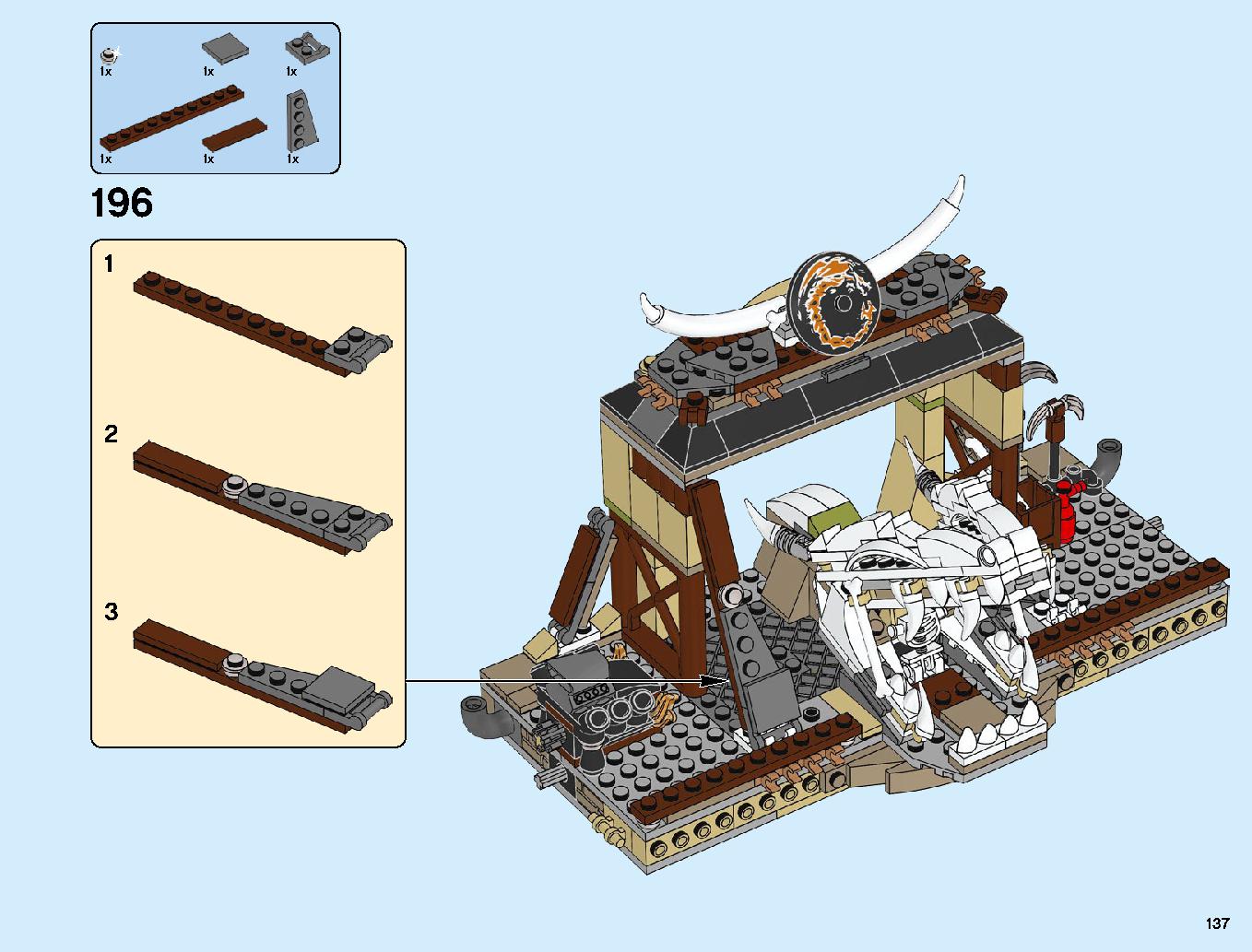 Dragon Pit 70655 LEGO information LEGO instructions 137 page