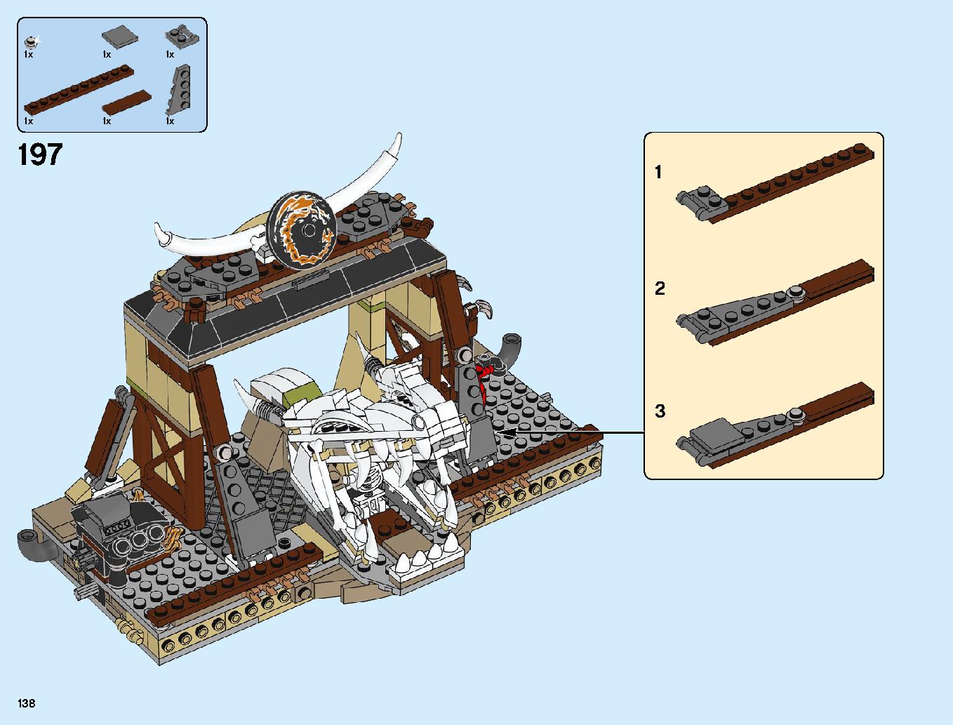 Dragon Pit 70655 LEGO information LEGO instructions 138 page