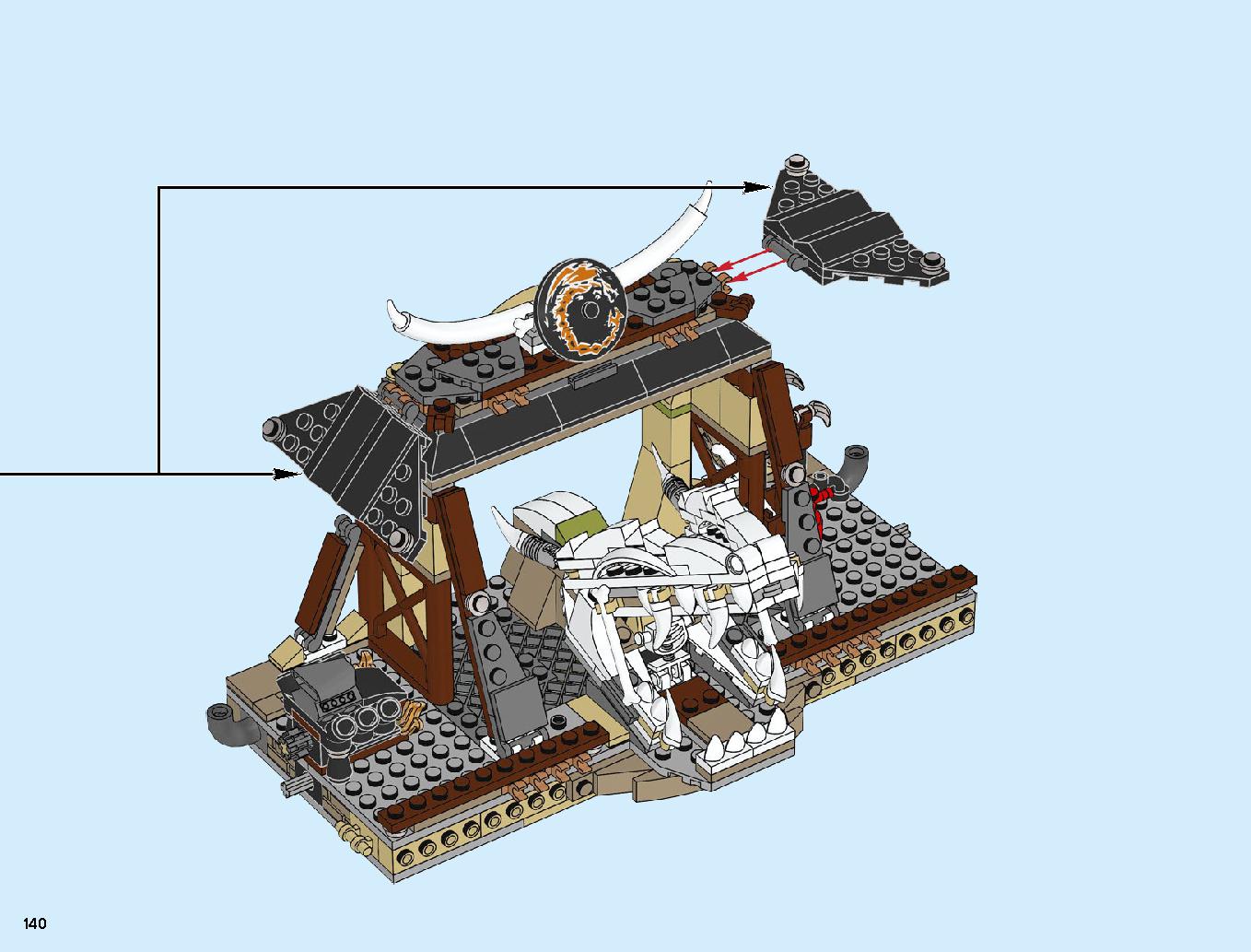 Dragon Pit 70655 LEGO information LEGO instructions 140 page