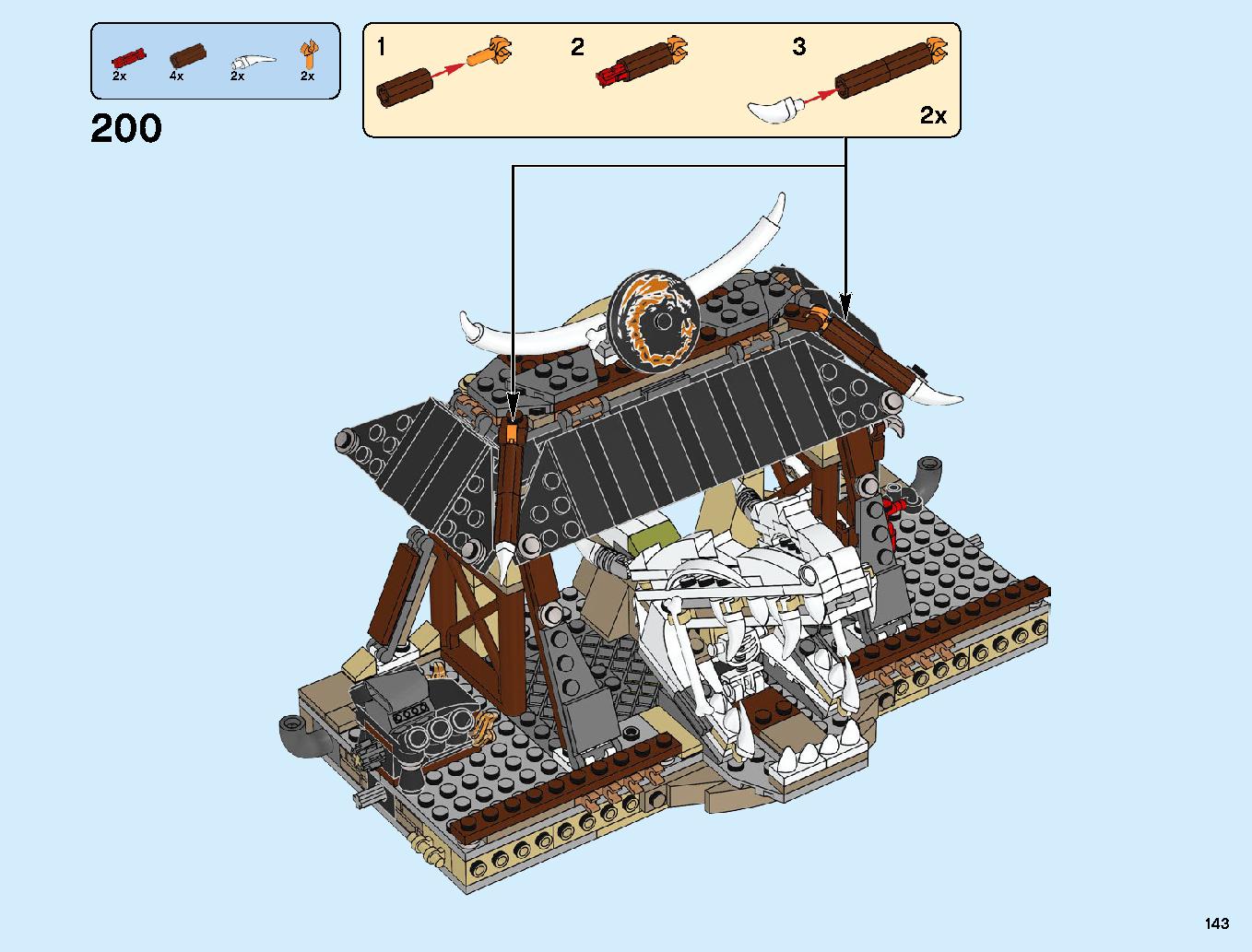 Dragon Pit 70655 LEGO information LEGO instructions 143 page