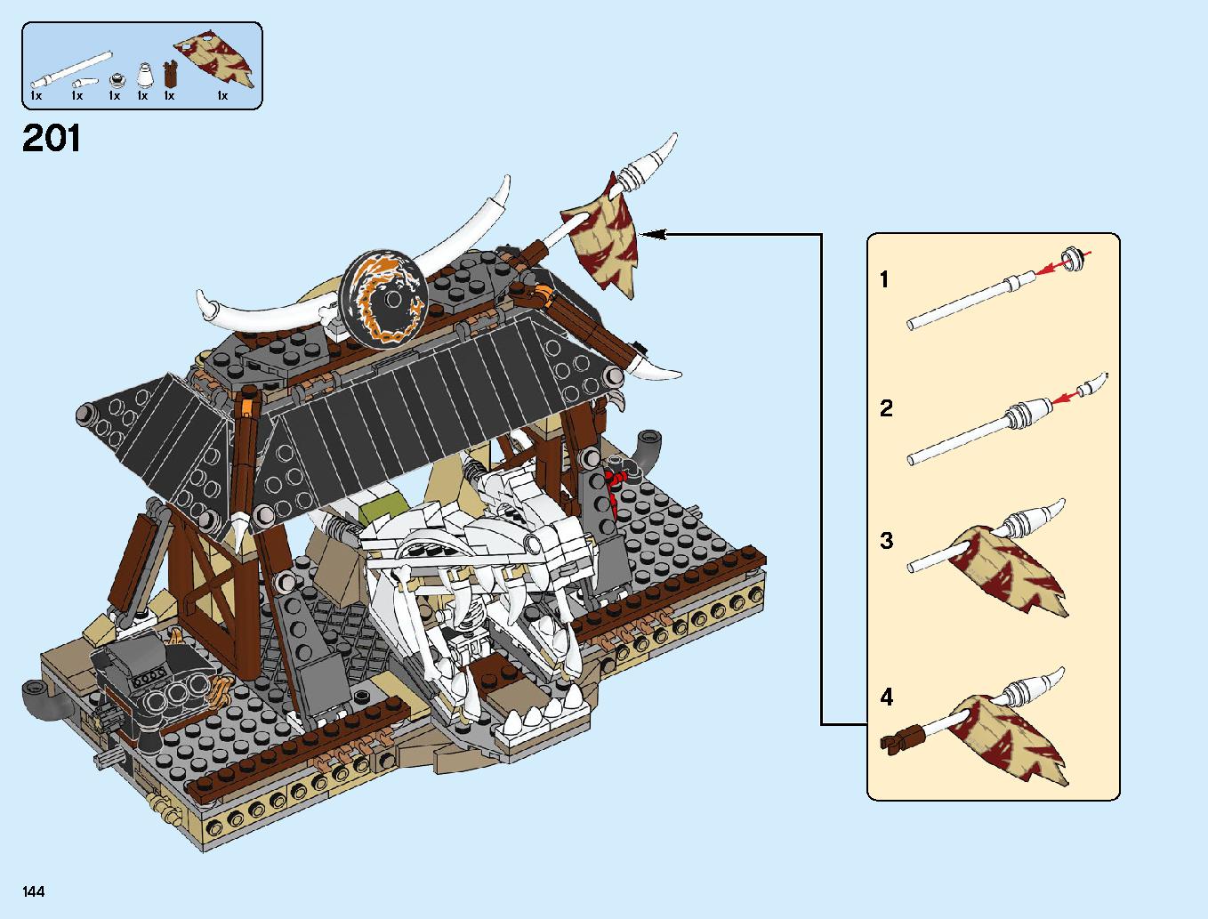 Dragon Pit 70655 LEGO information LEGO instructions 144 page
