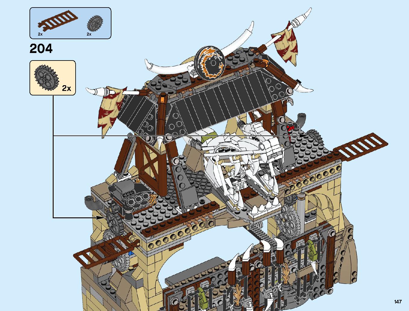 Dragon Pit 70655 LEGO information LEGO instructions 147 page