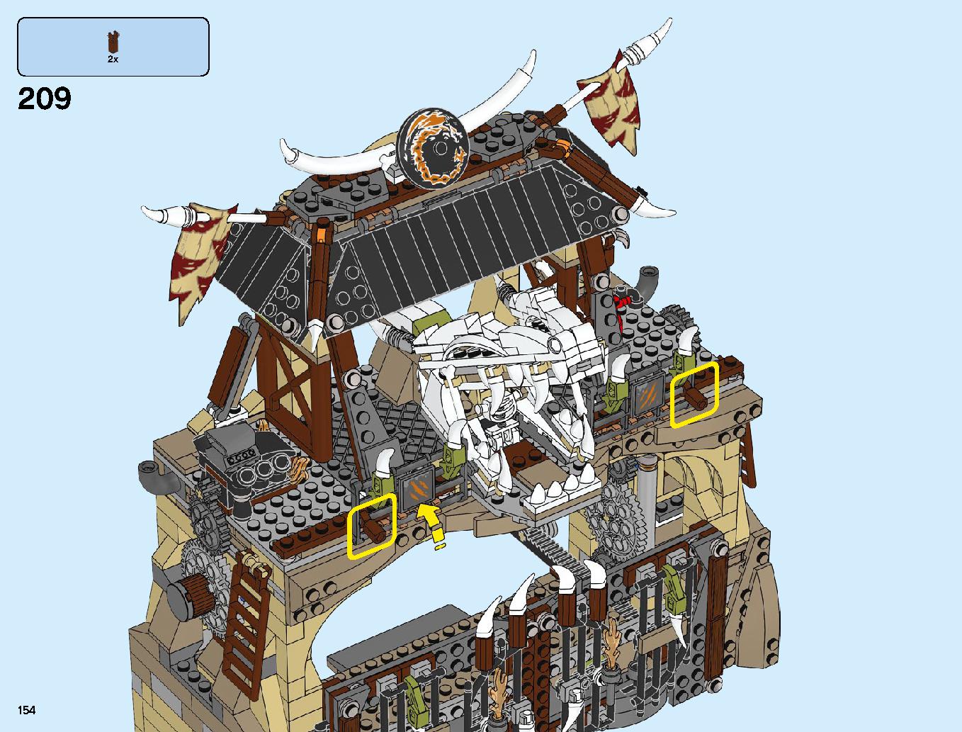 Dragon Pit 70655 LEGO information LEGO instructions 154 page