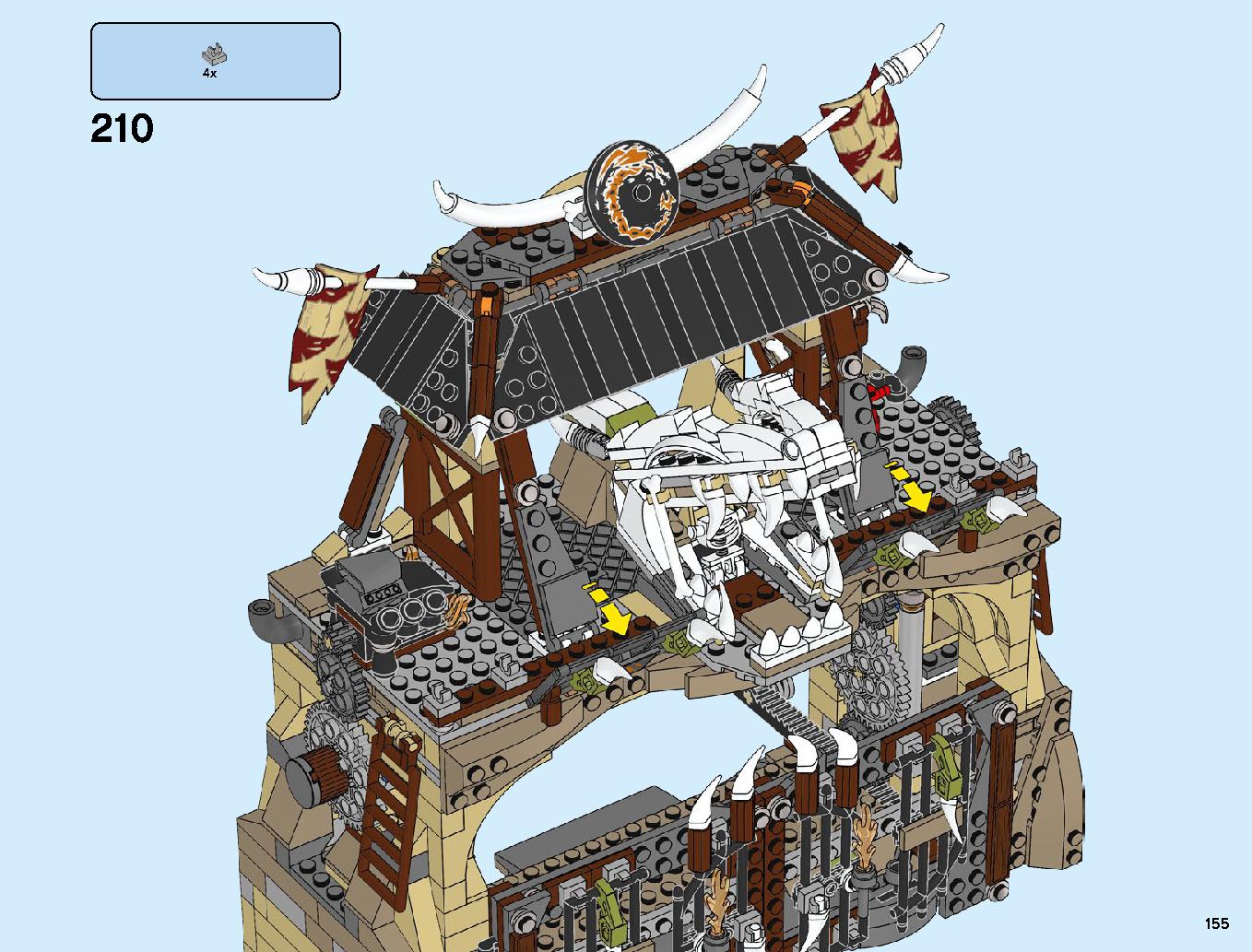 Dragon Pit 70655 LEGO information LEGO instructions 155 page