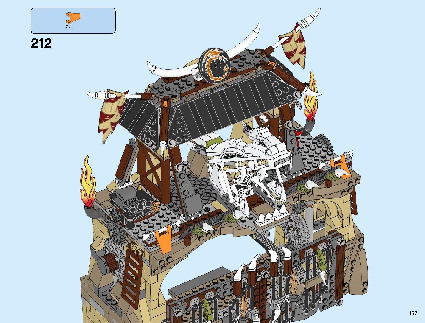 Dragon Pit 70655 LEGO information LEGO instructions 157 page