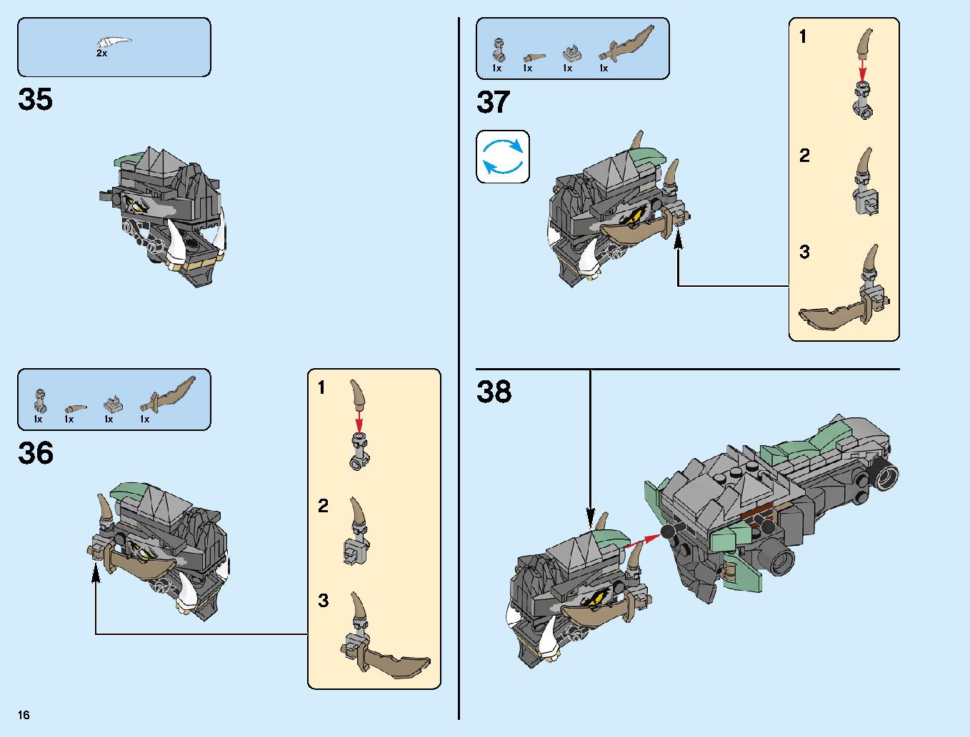 Dragon Pit 70655 LEGO information LEGO instructions 16 page