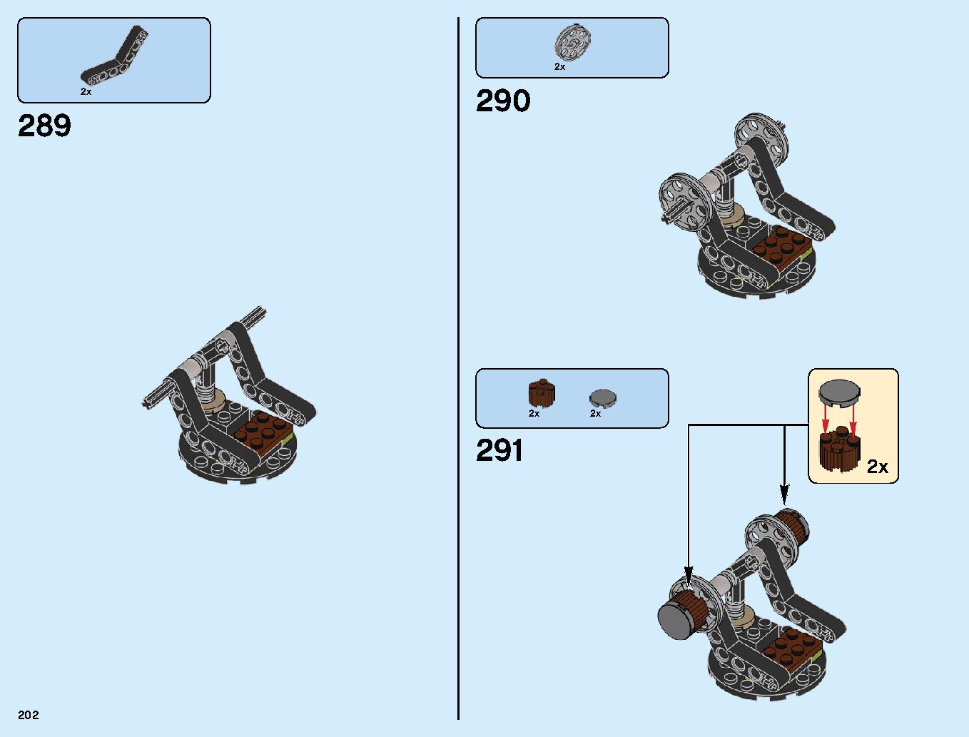 Dragon Pit 70655 LEGO information LEGO instructions 202 page