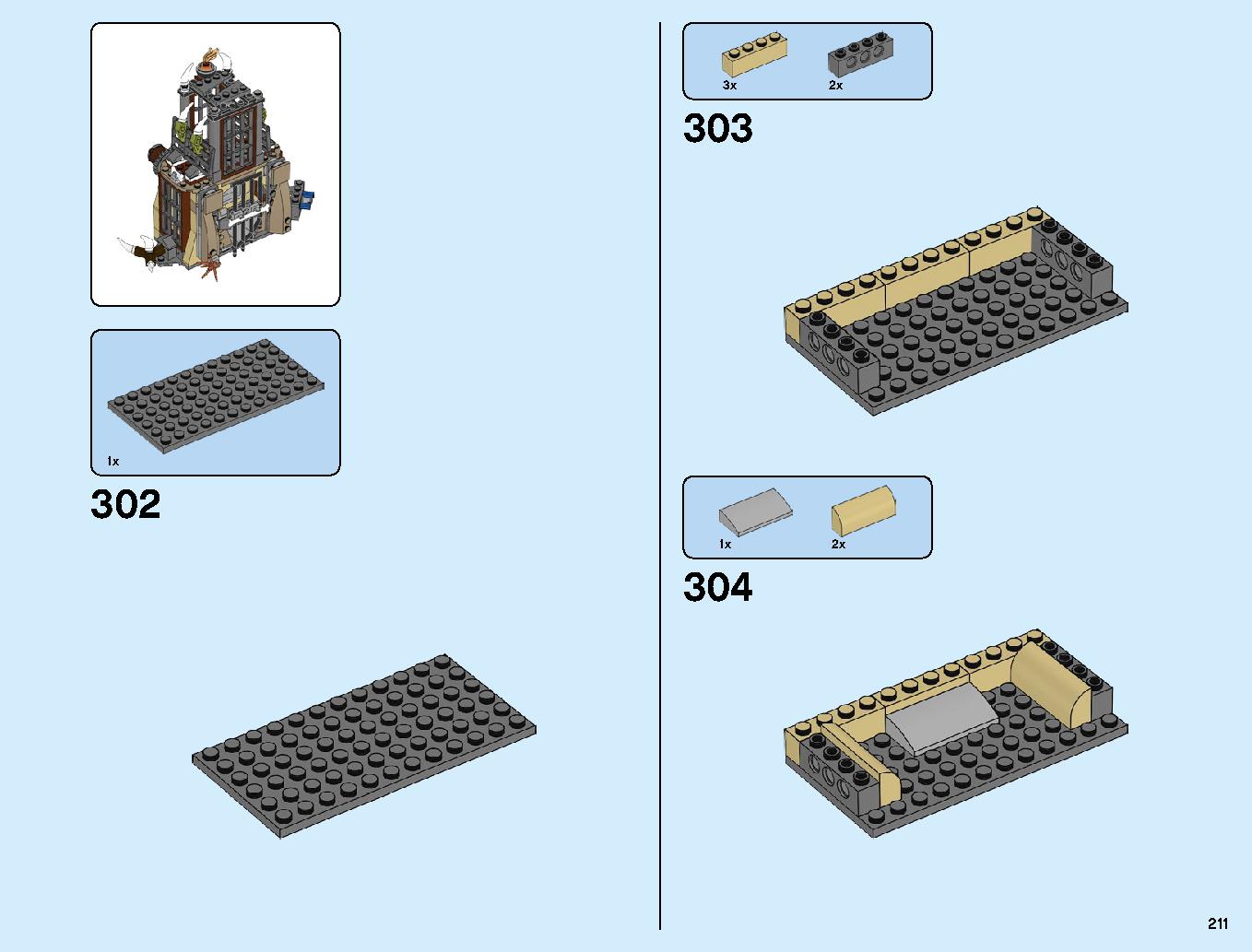 Dragon Pit 70655 LEGO information LEGO instructions 211 page